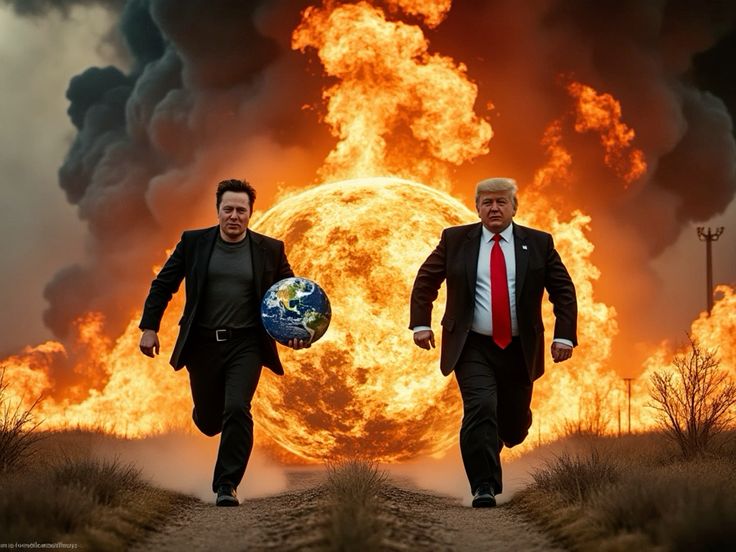 Elon musk Dan Trump